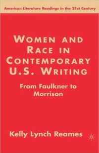 Women And Race In Contemporary U.S. Writing