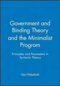 Government and Binding Theory and the Minimalist Program