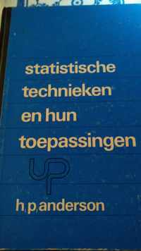 Statistische technieken en hun toep.