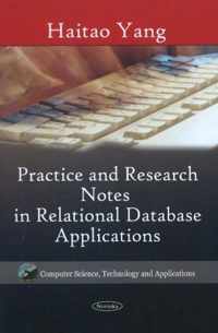 Practice & Research Notes in Relational Database Applications