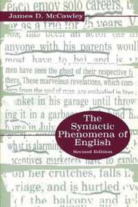 The Syntactic Phenomena of English