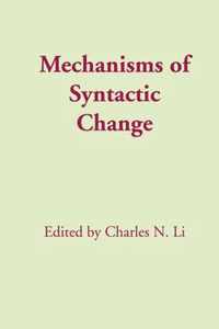 Mechanisms of Syntactic Change