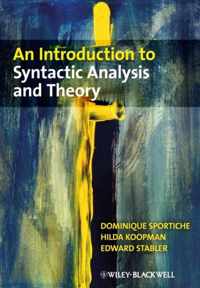 An Introduction to Syntactic Analysis and Theory