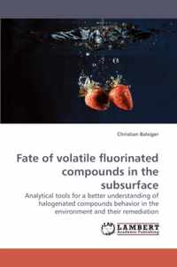 Fate of Volatile Fluorinated Compounds in the Subsurface