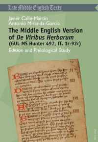 The Middle English Version of De Viribus Herbarum (GUL MS Hunter 497, ff. 1r-92r)