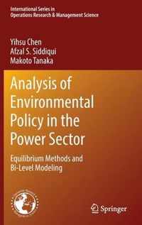 Analysis of Environmental Policy in the Power Sector