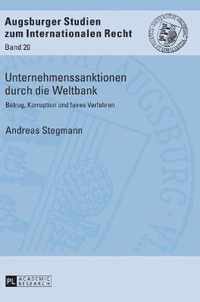 Unternehmenssanktionen Durch Die Weltbank