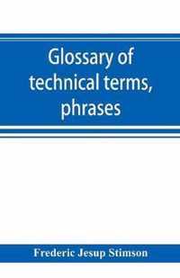 Glossary of technical terms, phrases, and maxims of the common law