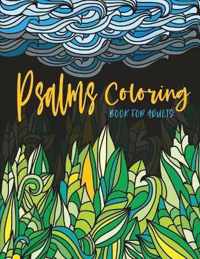 Psalms Coloring Book for Adults