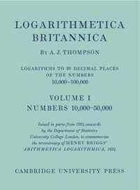 Logarithmetica Britannica 2 Volume Paperback Set