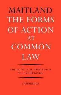 The Forms of Action at Common Law