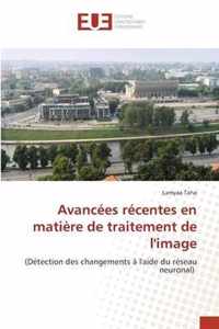 Avancees recentes en matiere de traitement de l'image