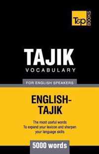 Tajik vocabulary for English speakers - 5000 words