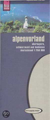 Alpenvorland, kaart 1:250.000