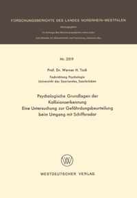 Psychologische Grundlagen Der Kollisionserkennung