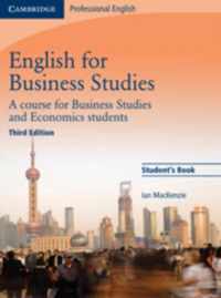 English for Business Studies 3rd edition student's book