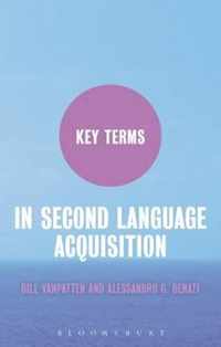 Key Terms In Second Language Acquisition