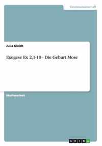 Exegese Ex 2,1-10 - Die Geburt Mose