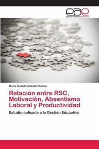 Relacion entre RSC, Motivacion, Absentismo Laboral y Productividad
