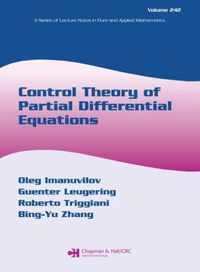 Control Theory of Partial Differential Equations