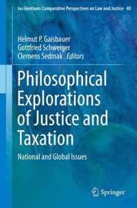 Philosophical Explorations of Justice and Taxation