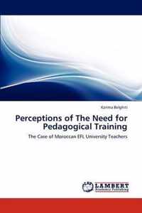 Perceptions of The Need for Pedagogical Training