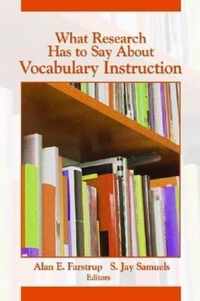 What Research Has to Say About Vocabulary Instruction