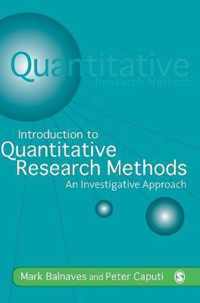 Introduction to Quantitative Research Methods