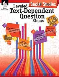 Leveled Text-Dependent Question Stems