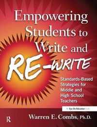 Empowering Students to Write and Re-write