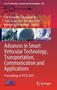 Advances in Smart Vehicular Technology, Transportation, Communication and Applications