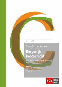 SDU Commentaar  -   Sdu Commentaar Burgerlijk Procesrecht 2018