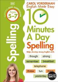 10 Minutes A Day Spelling, Ages 5-7 (Key Stage 1)