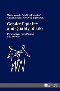 Gender Equality and Quality of Life