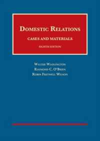 Domestic Relations, Cases and Materials