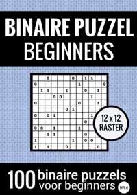 Binaire Puzzel Makkelijk voor Beginners - Puzzelboek met 100 Binairo's - NR.4