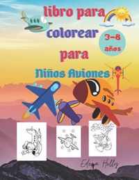 Libro Para Colorear Para Ninos Aviones