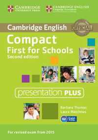 Compact First For Schools Presentation Plus Dvd-Rom