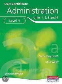 Ocr Certificate In Administration Level 1 Student Book