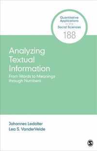 Analyzing Textual Information