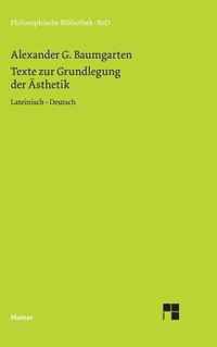 Texte zur Grundlegung der AEsthetik