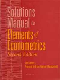 Solutions Manual to Elements of Econometrics