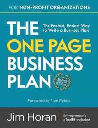 The One Page Business Plan for Non-Profit Organizations