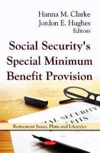 Social Security's Special Minimum Benefit Provision