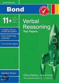 Bond 11+ Test Papers Verbal Reasoning Standard Pack 1