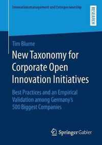 New Taxonomy for Corporate Open Innovation Initiatives