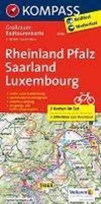 Rheinland-Pfalz - Saarland - Luxembourg 1:125 000