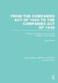 From the Companies Act of 1929 to the Companies Act of 1948 (Rle: Accounting): A Study of Change in the Law and Practice of Accounting