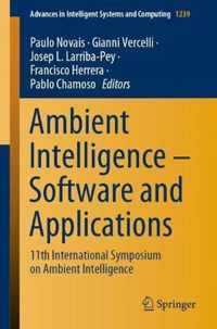 Ambient Intelligence Software and Applications