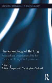 Phenomenology of Thinking